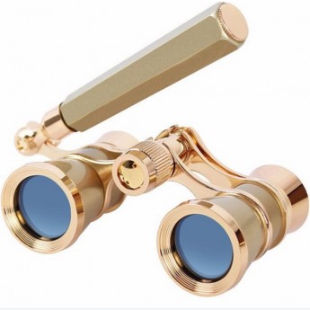Театральный бинокль-лорнет LEVENHUK BROADWAY 325E, золотистый Театральный бинокль-лорнет LEVENHUK BROADWAY 325E, золотистый